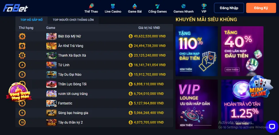 Game Nổ Hũ & Bắn Cá Hấp Dẫn